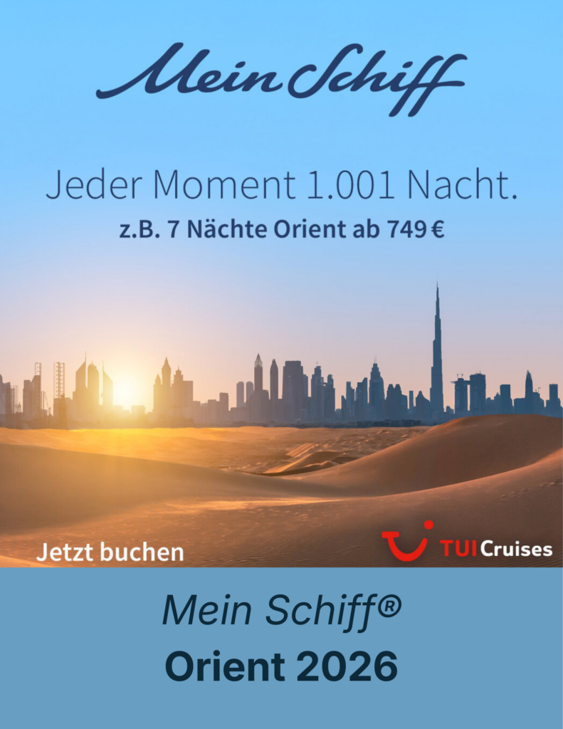 Mein Schiff Orient 2026