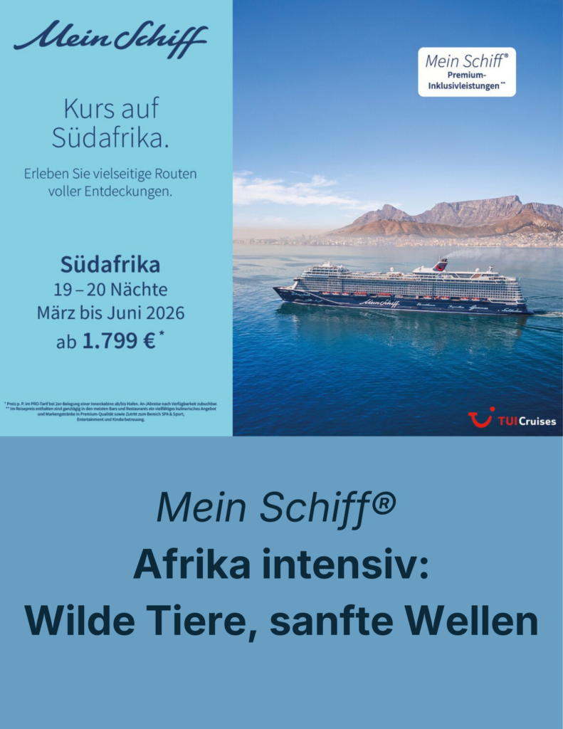 Mein Schiff Afrika 2026