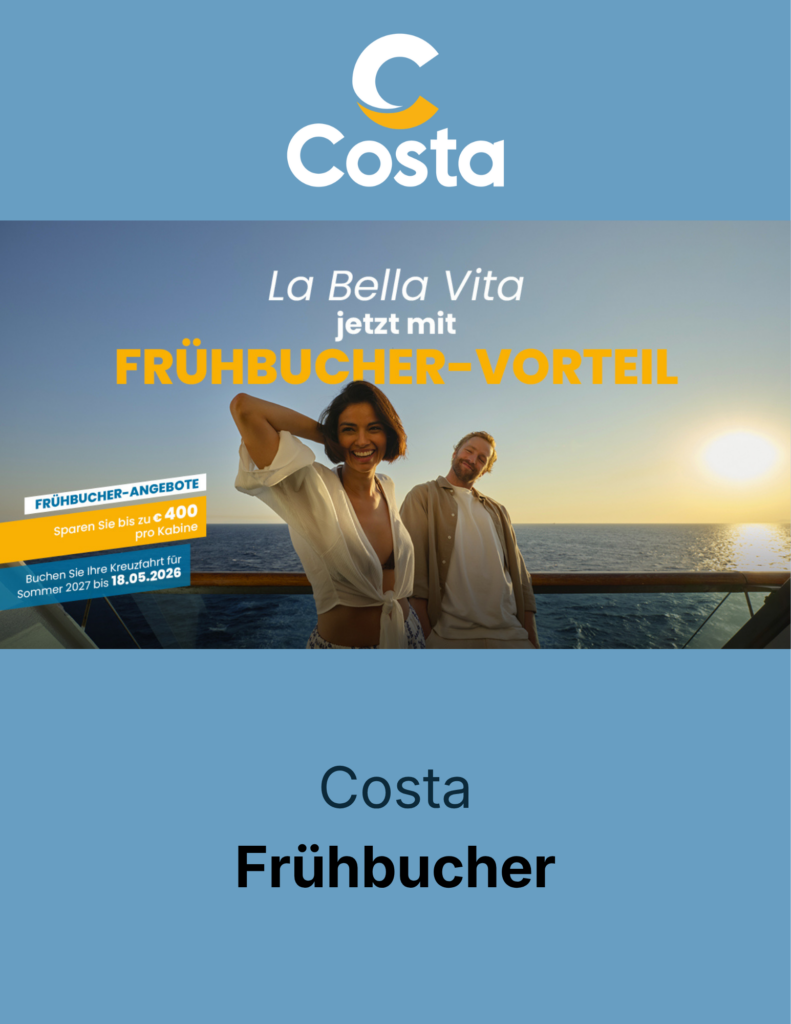 Costa Frühbucher