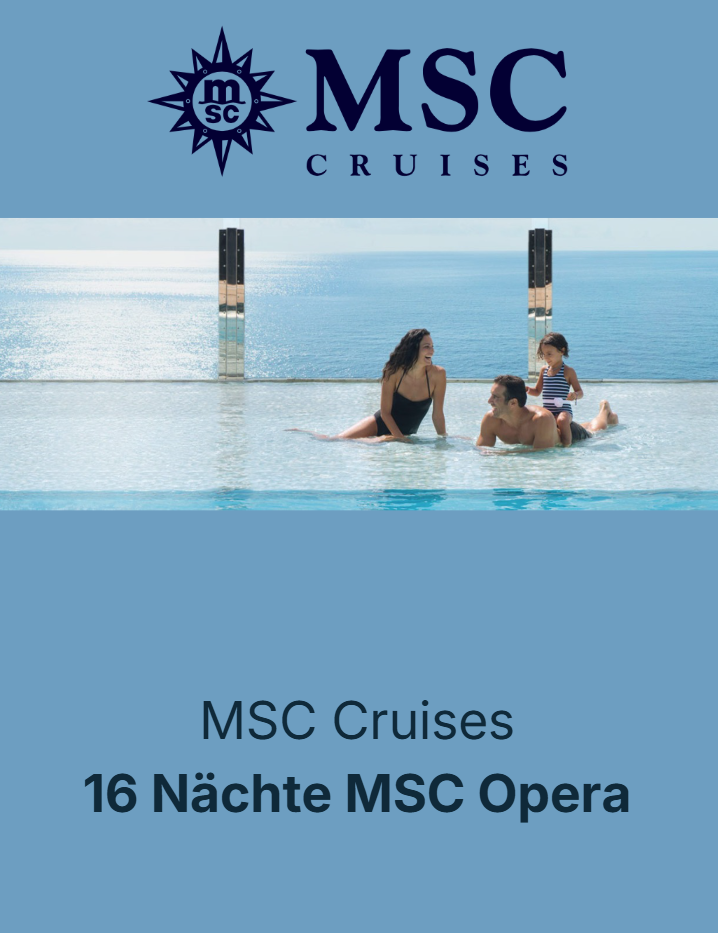 MSC Opera 16 Naechte