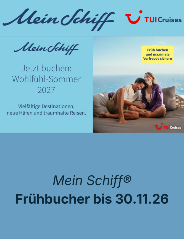 Mein Schiff Frühbucher