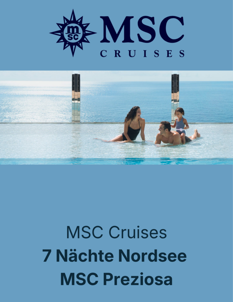 MSC Prezosia 7 Naechte Nordsee 31.05.26